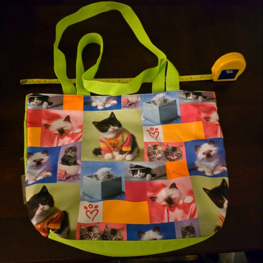 Rachael Hale kitten tote Beach Bag
